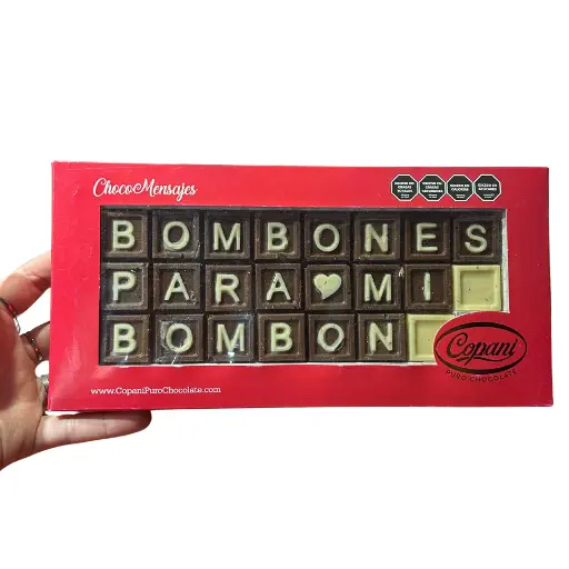 Chocomensaje bombones para mi bombon